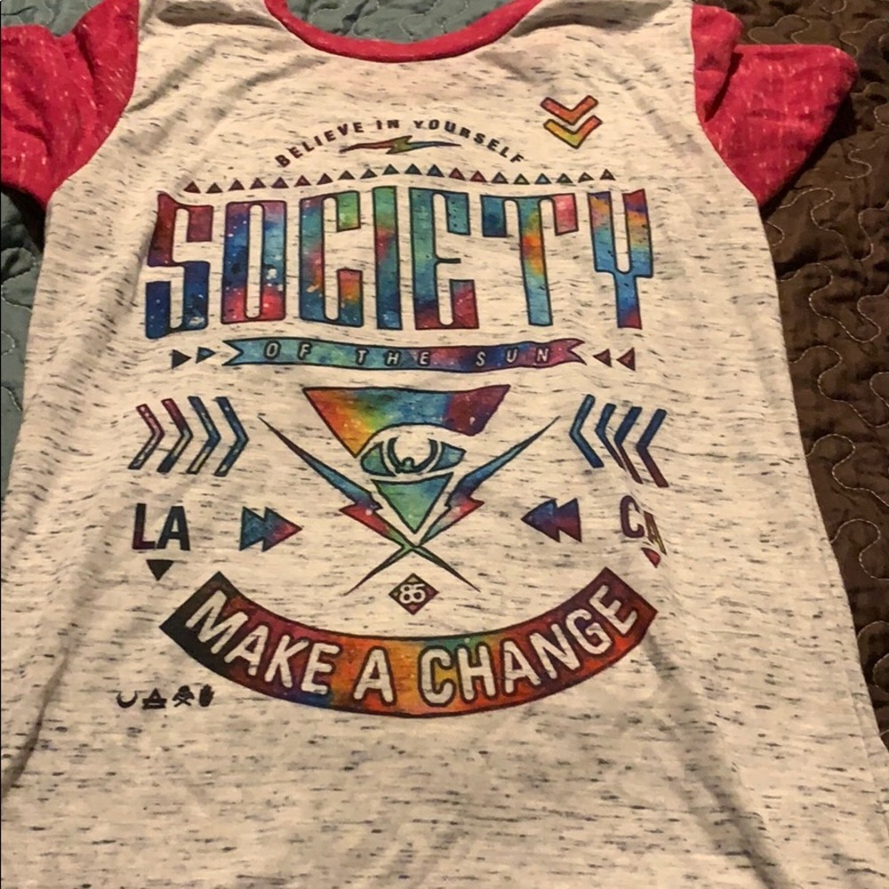 Short sleeve society t shirt